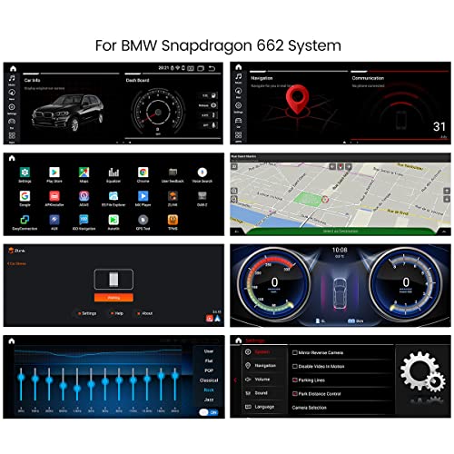 Android11 ​​1920 HD IPS tela monitor atualização Qualcomm Snapdragon 662 rádio do carro multimídia p