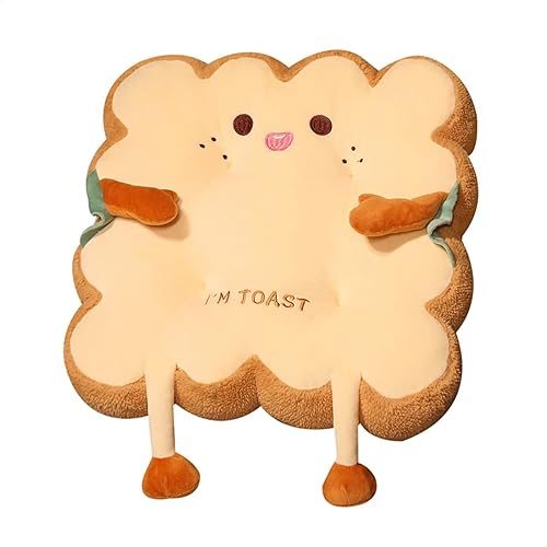 Lindo cojín de asiento suave para sofá, cojín de respaldo de felpa, cojín de asiento lavable para automóvil, oficina y hogar, feliz