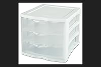 Vista 1 de STERILITE 9.625 in. H x 11 in. W x 13.5 in. D Stackable Drawer Organizer (Pack of 1)