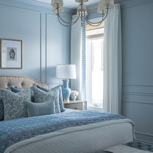 Image of TWOPAGES Isabella Customizable Linen Textured Cotton Curtain for Living Room Bedroom Custom Made (1 Panel)