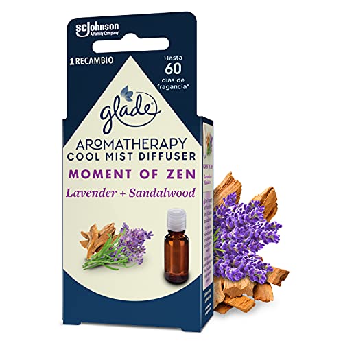Glade Aromatherapy Difusor De Aceites Esenciales, Fragancia Moment of Zen, Recambio