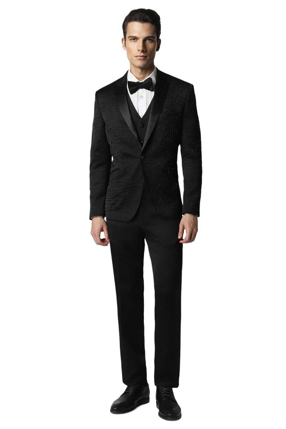 Men's Polyester Three Piece Suit-Dress Set