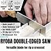 KAKURI Mini Japanese Pull Saw Set with Carrying Case - Ryoba Double Edge 5