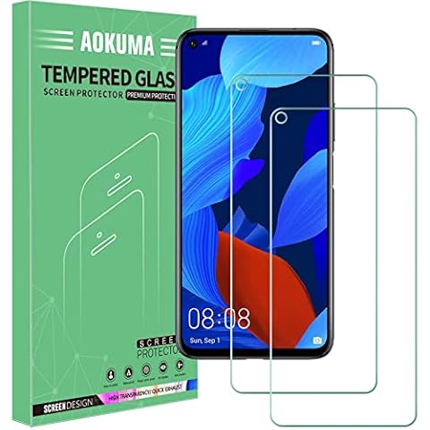Protector Pantalla AOKUMA Cristal Templado Huawei Nova 5T Cover