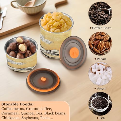 Contenedor hermético de acero para café 17oz miniatura 6
