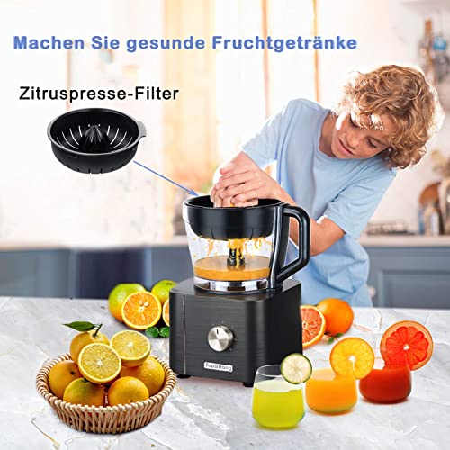 TopStrong Küchenmaschine 1100W,Küchenmaschine Multifunktions,11 Funktionen Food Chopper...