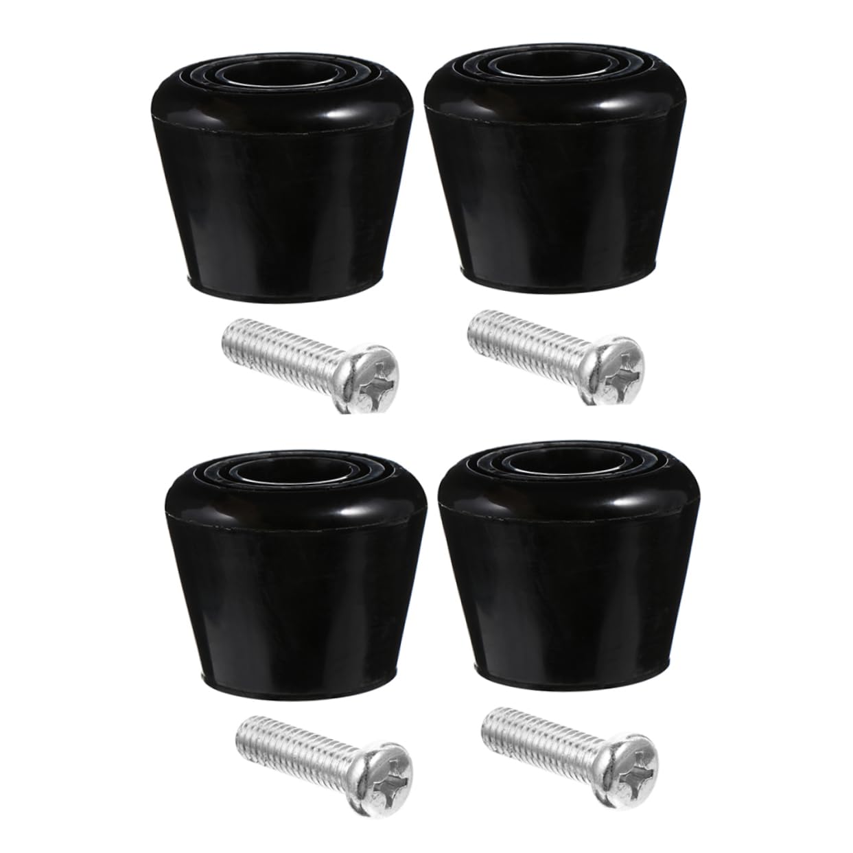 Kisangel 1 Set Roller Skates Brake Cushion Pad Easy to Install Brake Block for Quad Skates Reduces Obstacles and Noise Slip Design for Safe Stopping and Stability