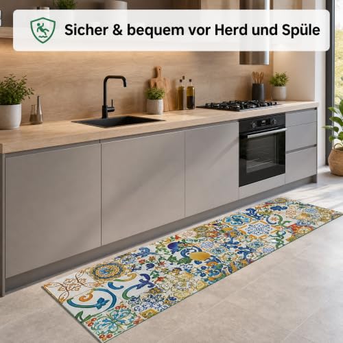 WohnDirect Küchenläufer 50 x 100 cm – rutschfest, waschbar & zuschneidbar – Ansicht 4