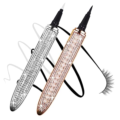 Beaupretty 2pcs -like Quick Dry Self-adhesive Eyeliner Pens miniatura 2