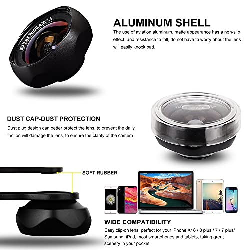 LUXSURE Lenti Smartphone iPhone Obiettivi Clip On