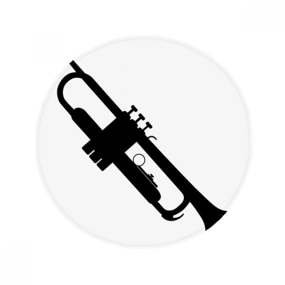 Alfombra redonda de música clásica vitalidad para regalo original de baño