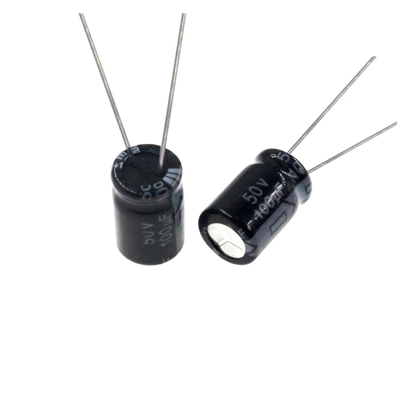 Lot 50 condensateurs 100uF 50V durables pour circuits audio et alimentation
