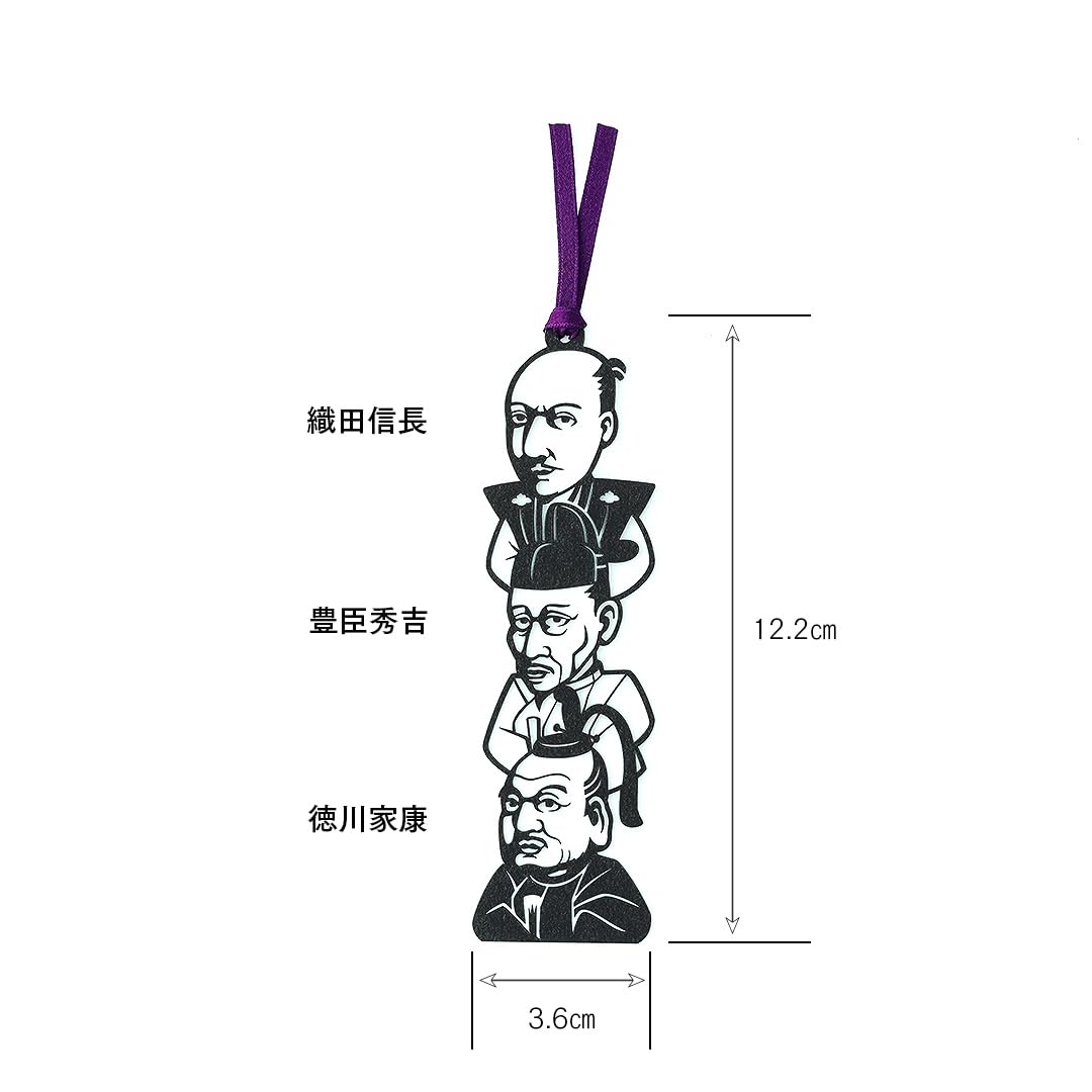 Amazon | KAIUN-DO 切り絵しおり 戦国三英傑【織田信長・豊臣秀吉