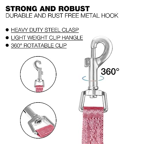 Loutep Trainingsleine für Hunde, 3 m, 5 m, 10 m, 15 m, 20 m, 25 m, 30 m, Starkes Nylonseil, extra Lange Leine, Hundeleine mit gepolstertem Griff für große, mittelgroße und kleine Welpen, Rückruf