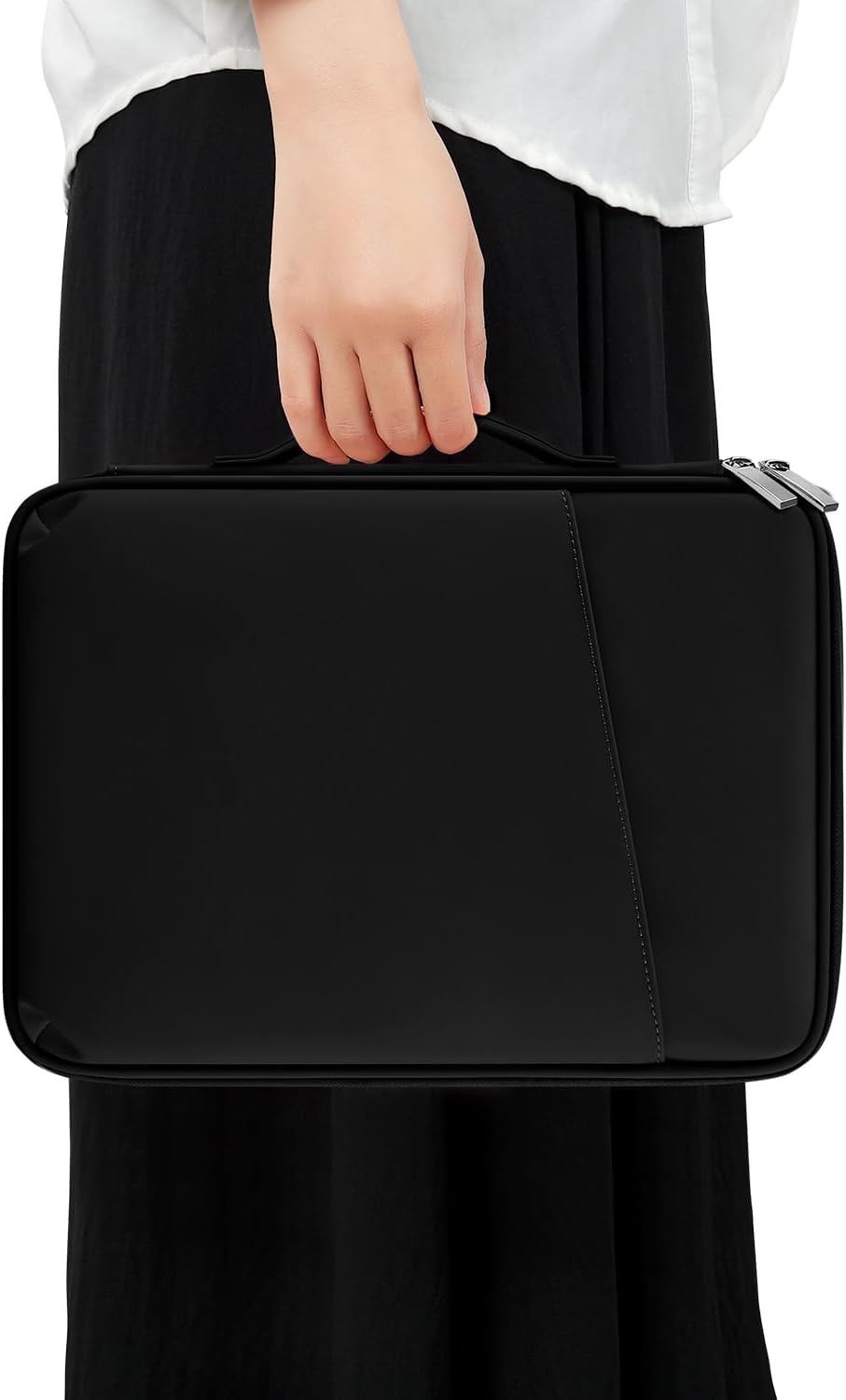 11 Inch New iPad Pro Sleeve Case Tablet Sleeve Bag- Perfect for New iPad, iPad Pro, iPad Air, Galaxy Tab, and More (PU-Black, 11 inch)