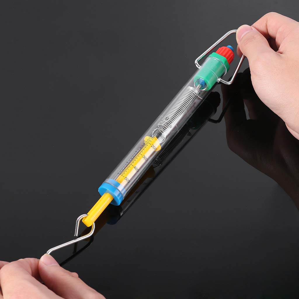 Hukai Newton Force Meter Spring Scale 5N 500g Dual Scale Labeled