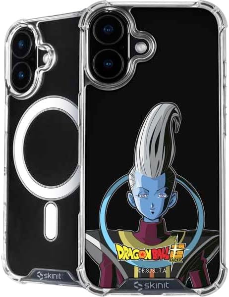 Skinit Phone Case Compatible with MagSafe iPhone 16 - Officially Licensed Dragon Ball Super Goku Ultra Instinct Design