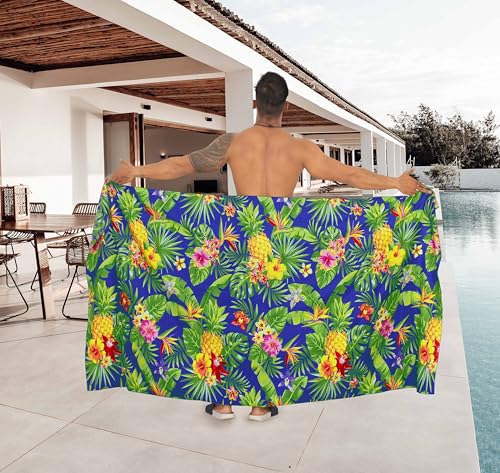 HAPPY BAY Men's Pareo Wrap Bath Beach Swim Sarong4