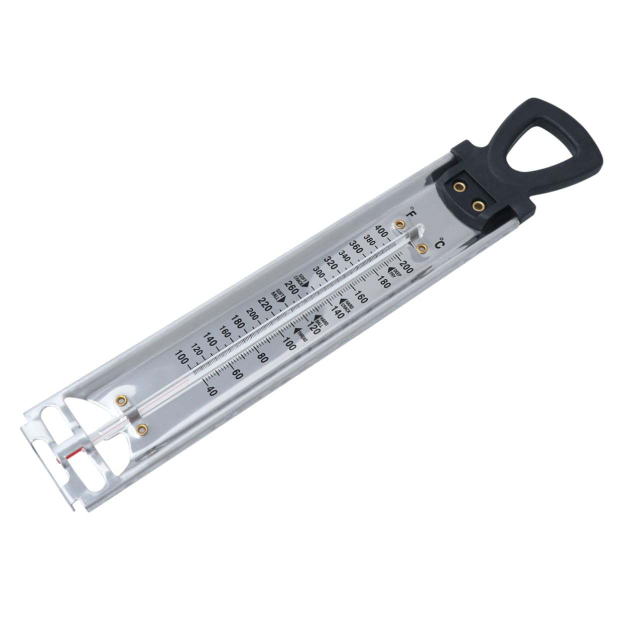 SHOWERORO 2pièces Thermomètre à Sucre Et Candy Double Échelle De Thermomètres De Cuisine Suspendus Pour Mesurer La Température Des Confitures Et Sirops Précis Et Facile à Lire