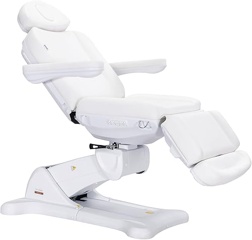 Miniatura 10 de DERMALOGIC Remi - Mesa eléctrica de tratamiento de spa, 4 motores, cama de masaje, función de memoria, altura ajustable, equipo de tatuaje de salón