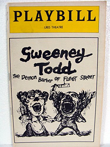 SWEENEY TODD - PLAYBILL - APRIL 1979 THE DEMON ... B0010KB64S Book Cover