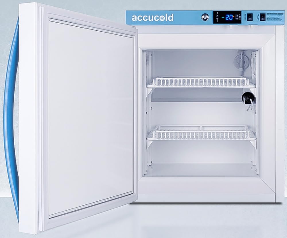 Accucold Afz1pvmclhd Momcube Breast Milk Storage Freezer, 1.4 Cu.Ft, Open Door Alarm, Adjustable Temperature (Lhd) on Fridge.com - View 3