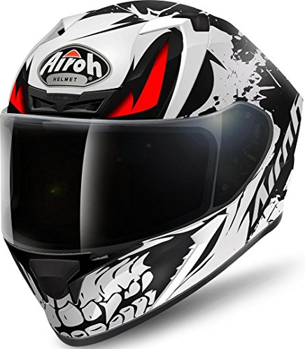 Casco de Moto Airoh Valor Hueso con pantalla extra ancha y ventilación de 8 zonas