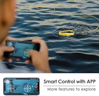 G camolech Professional Chasing Dory 4800mAh Portable Underwater Drone 1080p HD Camera for Real Time Viewing, APP Remote Control 49 ft Tether, Underwater ROV (Dory Professional Add RC)