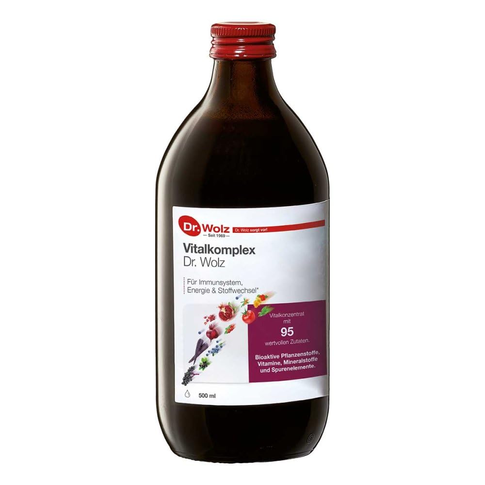 Vitalkomplex Dr. Wolz Flüssiges Vitalstoff-Konzentrat, 500 ml Lösung