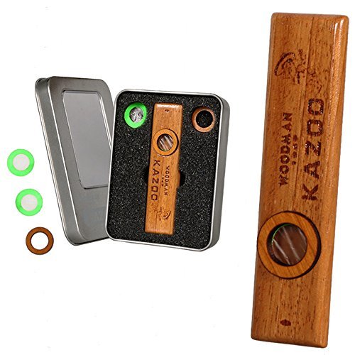 Amazon.co.jp: カズー 楽器 KAZOO 木製カズー 音楽玩具 音楽愛好
