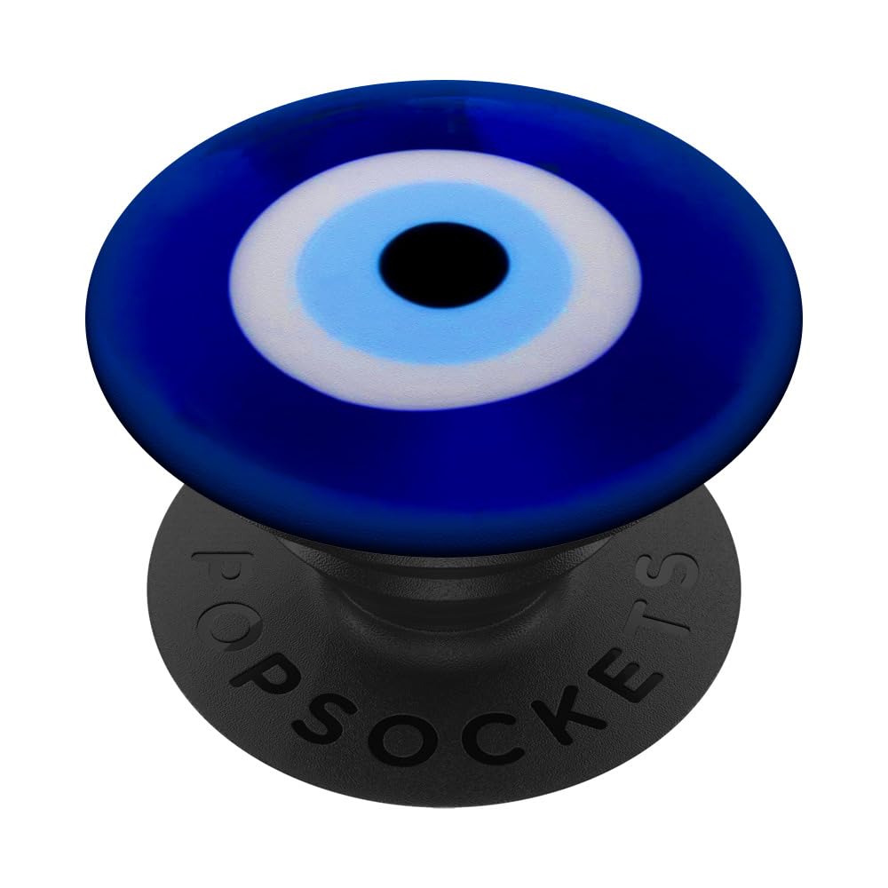 Evil Eye Charm Stone Blue Eye Symbol of Protection Talisman PopSockets Adhesive PopGrip
