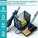 BK8586D Soldering Station 2-In-1 SMD Hot Air Rework Station,Solder Iron Station Kit for Electronics, 5 Soldering Tips, 2 Hot Air Nozzles,Tweezers, Solder Wire,Desoldering Pump,Solder Sucker