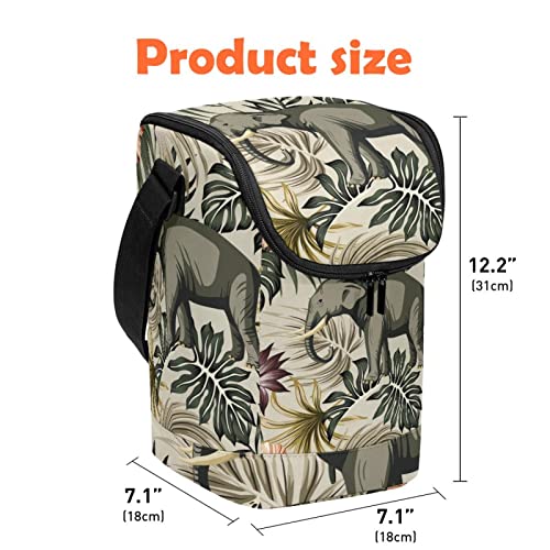 Bolsa térmica para comida ideal para pícnic con fauna tropical 5