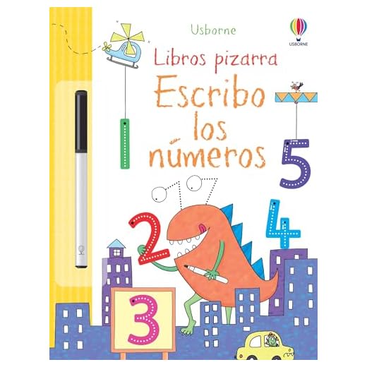 Escribo los números (Libros pizarra para practicar)