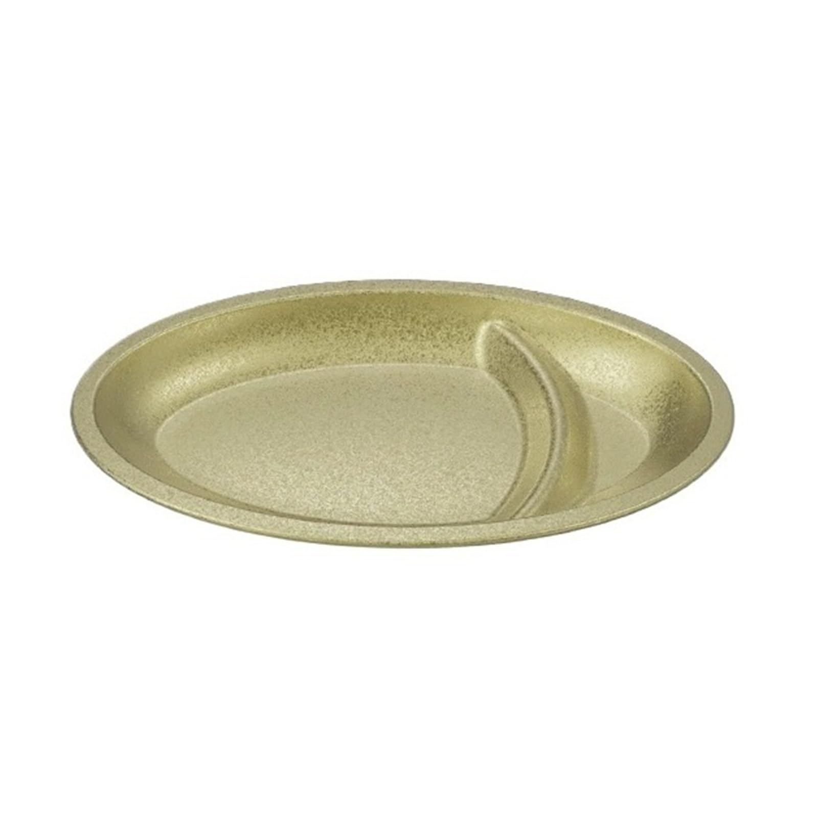 Platos de acero inoxidable de metal ligeros e irrompibles for la cena.(B,6pcs)