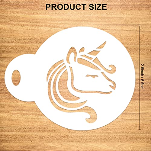 Qpout Confezione da 20 Unicorni Biscotto al caffè