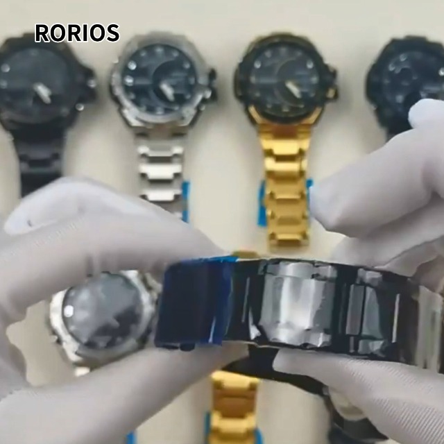 RORIOS Orologio Uomo Doppio Display Digitale E Analogico | 5ATM Impermeabile Quarzo Con Cronometro E Sveglia | Acciaio Inossidabile Militare - 2