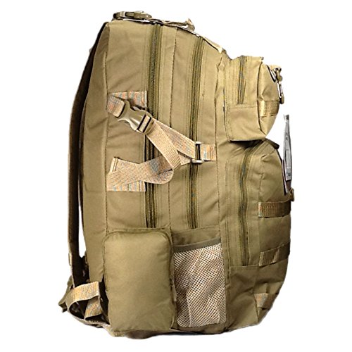 Mochila para hiking y camping 21 pulgadas 2000 cu.in TAN miniatura 6