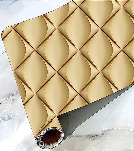 Image of CABANA HOMES PVC Self-Adhesive Wallpaper, Wall Panel Design, 45 x 125 cm, 2 Rolls (12 sq. ft) Made in India