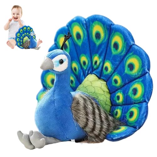 Peluche de paon de simulation NIDONE le cadeau doux pour garçons et filles