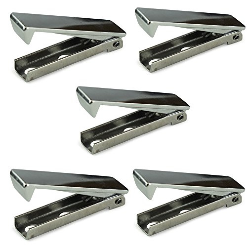 5 Pack RV Stainless Steel Baggage Door Catch Square - Holds RV Baggage Compartments and Doors Open (5)