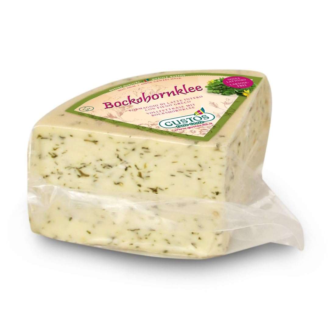 GUSTOS - Bockshornklee-Käse 1/4, ca. 650 Gr. von Gustos, mit aromatisch-würziges Aroma und leicht herben, pikanten Note