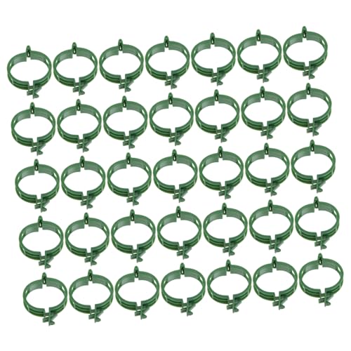 Abaodam 200個植物サポートクリップ 製耐久プラスチック ガーデン用 柔軟で再利用可能 多種植物向け誘引固定 支柱やトレリス対応 家菜園園芸用品ガーデニング