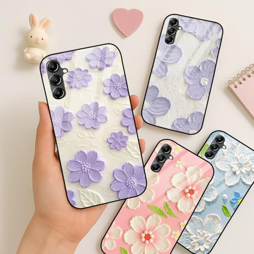 Image of COLORflow Back Cover Compatible with Samsung Galaxy A14 5G / 4G | Whisper of Petals Customized | Shockproof TPU Bumper with Camera Protection Back Cover Compatible with Samsung Galaxy A14 5G / 4G