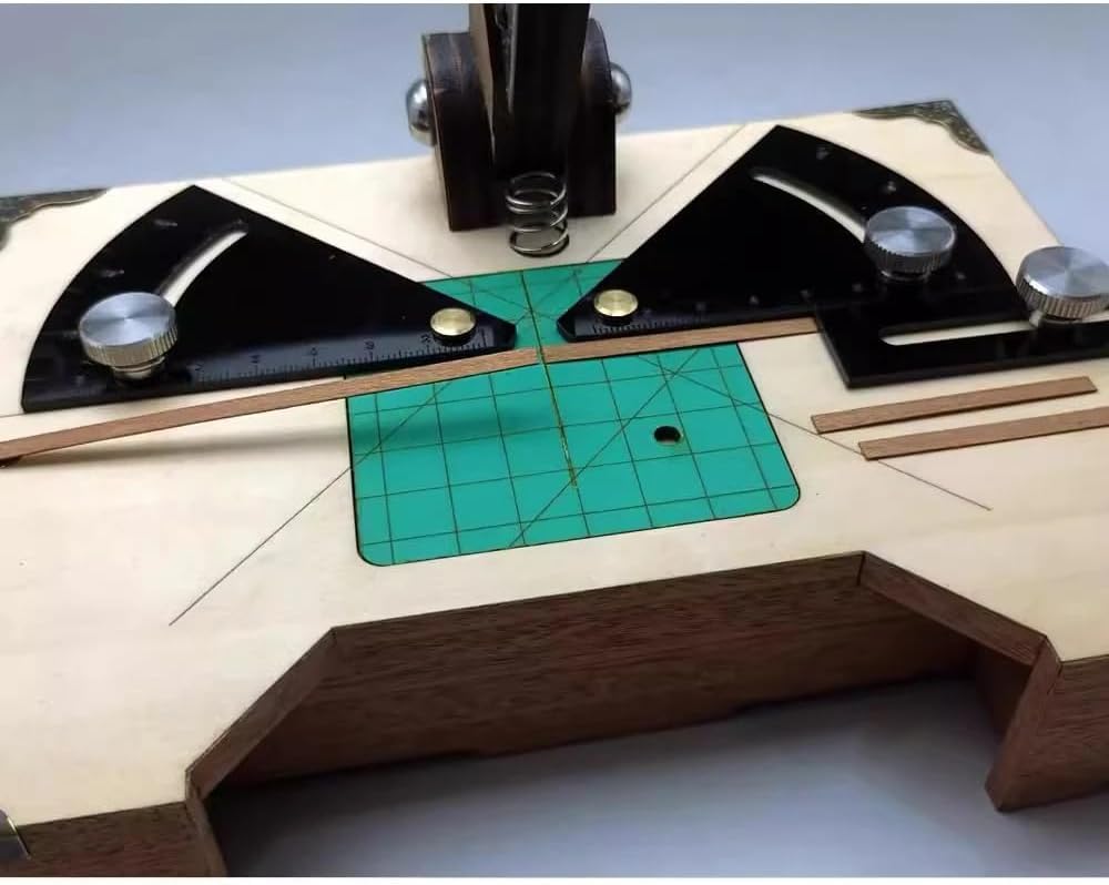 Taglierina angolare manuale per modellismo navale, kit costruzione scafo e taglio strisce legno (C)