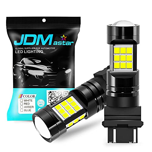JDM ASTAR Super Bright PX Chips 3056 3156 3057 3157 4057 4157 White LED Bulbs with Projector For Backup Reverse Lights Only