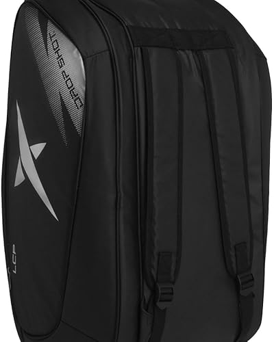 Miniatura 9 de Drop Shot LCP 23 - Bolsa unisex para raquetas de pádel  Capacidad para hasta 2 raquetas de pádel  Tenis negro versátil  Unisex  Alternativa para