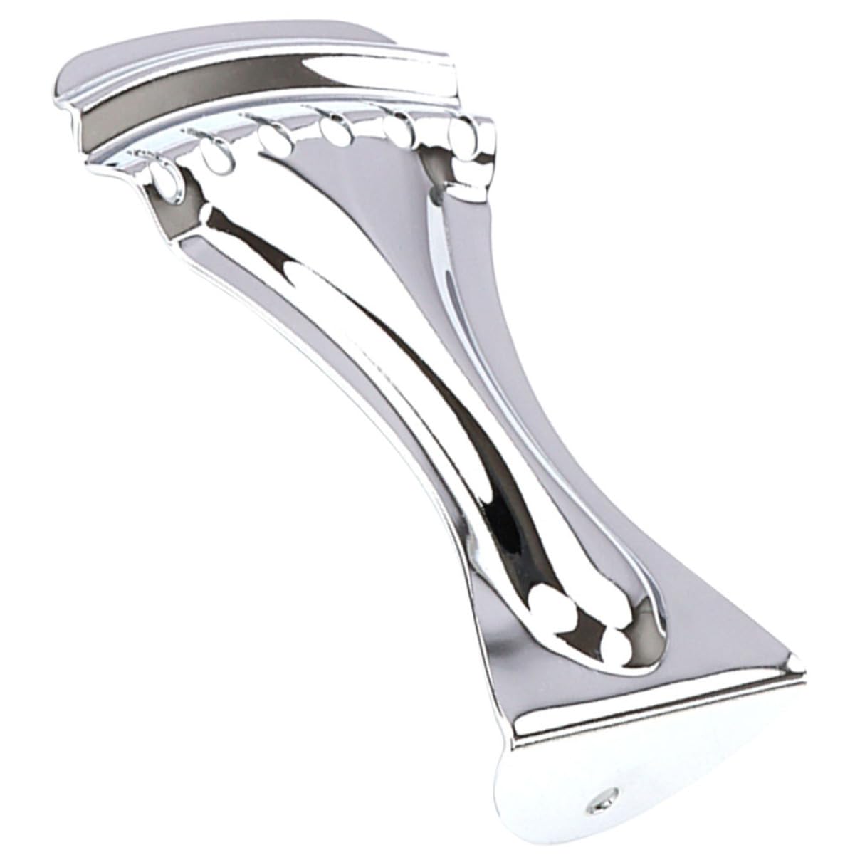 ifundom Guitar Bridge Tailpiece Chrome Metal Tailpiece for Resonator Guitar Parts