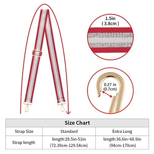 Image of ZOOEASS Wide Shoulder Strap Adjustable Replacement Belt Crossbody Canvas Bag Handbag