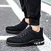 Baofular Safety Trainers Men Womens Steel Toe Trainers Lightweight Comfortable Safety Shoes Work Trainers Non Slip & Breathable Black 10 UK 44 EU 270 #5